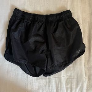 Legend black lined shorts